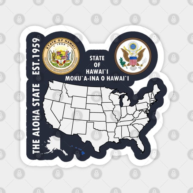 State of Hawaii Magnet by NTFGP