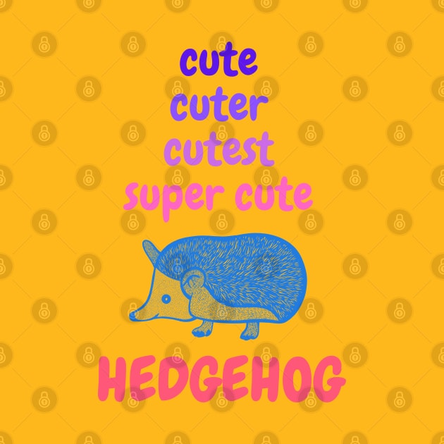 Cute, Cuter, Cutest... Super Cute Hedgehog! by Green Paladin