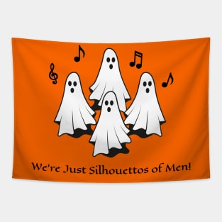 "We're Just Silhouettos Of Men” Ghostly Choir Tapestry