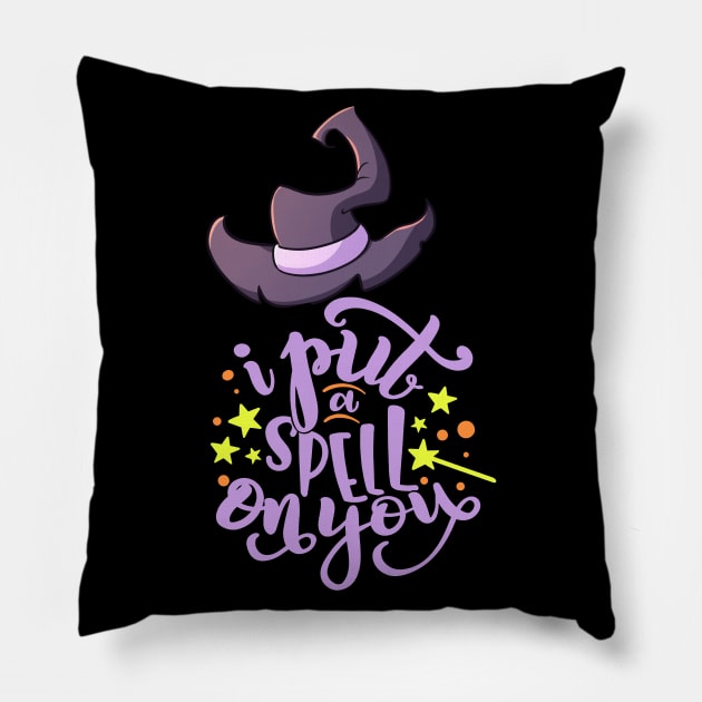 I Put A Spell On You Pillow by My Tribe Apparel