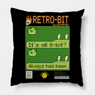 Retro-Bit Illustrated Pillow