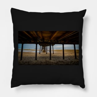 Underneath Saltburn Pier Pillow