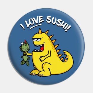 Monster Loves Sushi! Pin