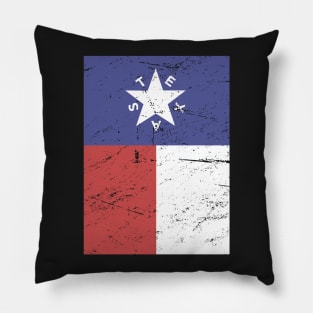 Retro Style Texas Flag Pillow