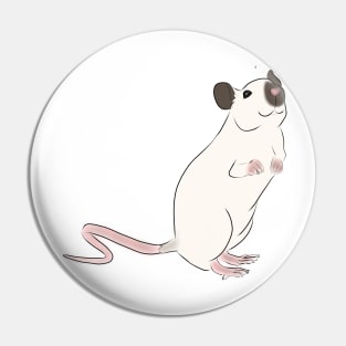 Siamese Rat Pin