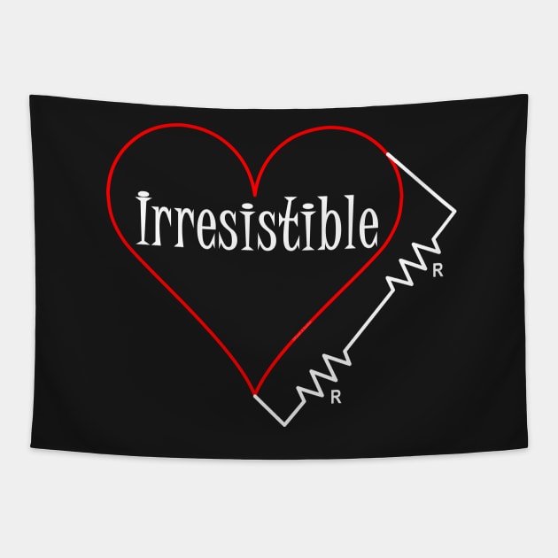 Irresistible Heart Tapestry by Barthol Graphics