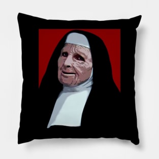 nun bank robber Pillow