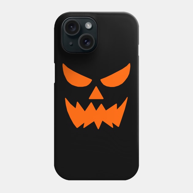 Halloween Jack O Lantern Pumpkin Face Phone Case by koolteas