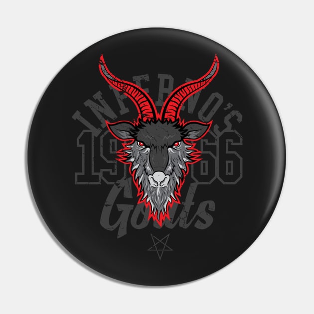 Inferno Goats Pin by Krobilad