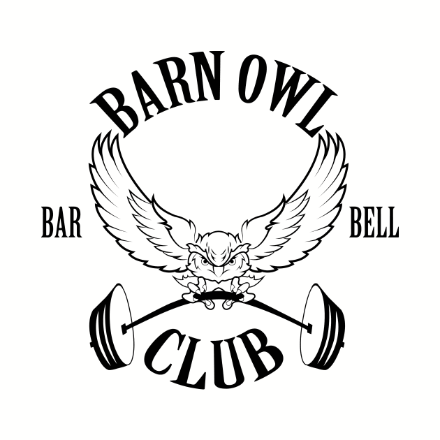 Barn Owl Barbell Club - Black by barnowlbarbellclub