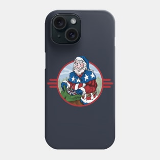 Patriotic Santa Phone Case