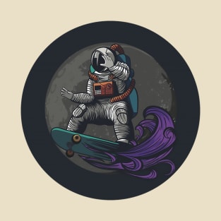 Astronaut skating T-Shirt