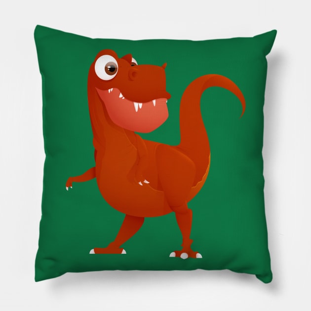 T rex Pillow by Mako Design 