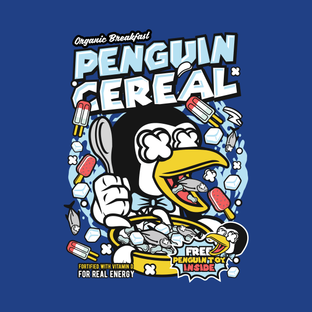 Retro Cereal Box Penguin Cereal // Junk Food Nostalgia // Cereal Lover by Now Boarding