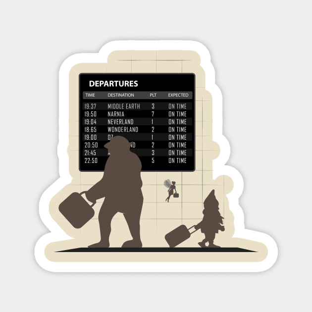 Departures Magnet by TinkM