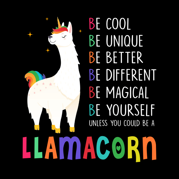 Llamacorn Funny Cute Llama Unicorn by Danielsmfbb