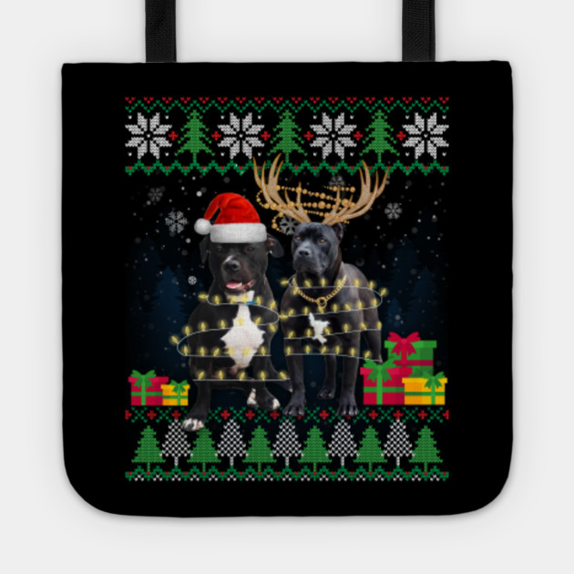 pitbull christmas sweater