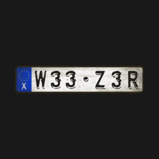 W33 - Z3R Car license plates T-Shirt