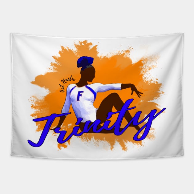 Trinity Thomas Silhouette Art Tapestry by Art Nastix Designs