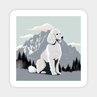 Make a Difference with the Poodle Mountain Design 3 Magnet