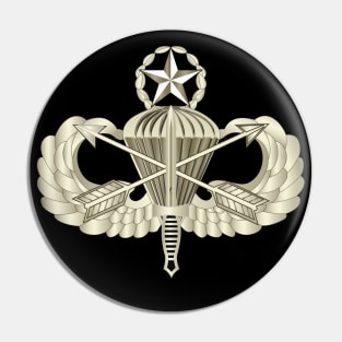 Master Airborne w Crossed Arrrows Dagger Pin