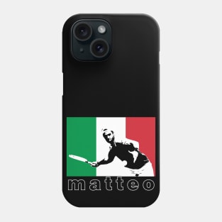 Matteo Berrettini of Italy tennis player Phone Case