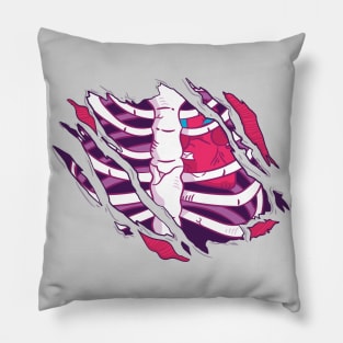 Zombie Bones Design Pillow