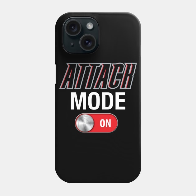 ATTACK MODE TEE Phone Case by TABRON PUBLISHING