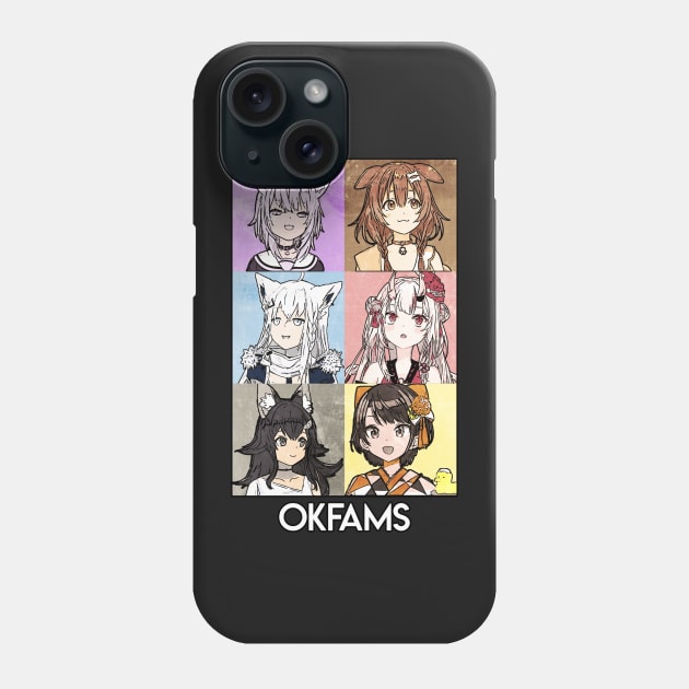 OKFAMS Hololive Phone Case by TonaPlancarte