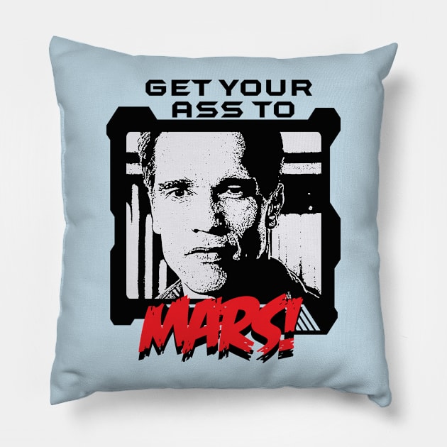 Get your A#* to Mars Pillow by silvercloud