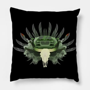 Hell on wheels Pillow