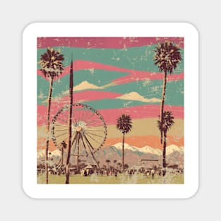 Coachella vintage 2024 Magnet