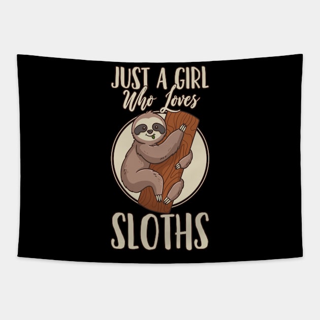 Sloth Sloth Lover Tapestry by CreativeGiftShop