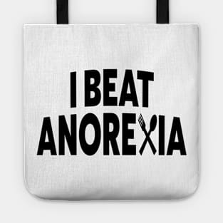 I Beat Anorexia Awareness Tote