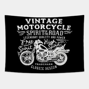 Spirit of the Road Motorrad Biker Motorradfahrer Geschenk Tapestry