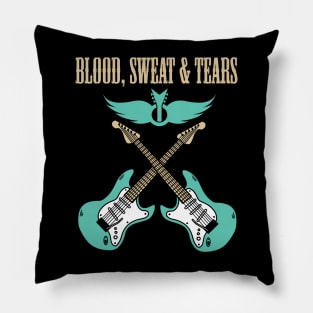 BLOOD SWEAT TEARS BAND Pillow