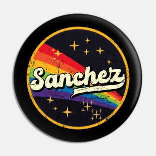 Sanchez // Rainbow In Space Vintage Grunge-Style Pin