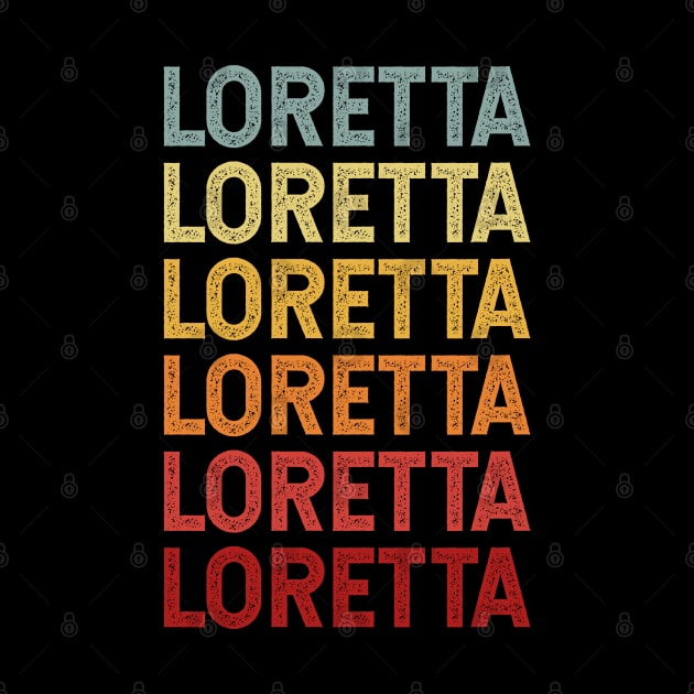 Loretta Vintage Name Gift by CoolDesignsDz