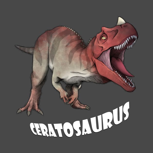 Ceratosaurus (with text) by Stranger Attire