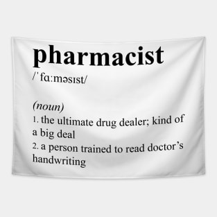 Funny Pharmacist Definition Tapestry