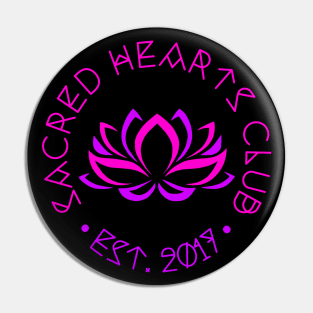 Sacred Hearts Club Circular Logo Pin