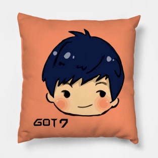 got7 cute personel vintage Pillow