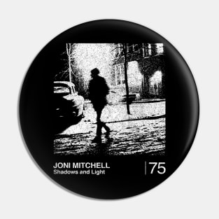 Joni Mitchell / Minimalist Graphic Artwork Design Pin