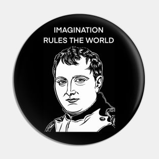 NAPOLEON quote .2 - ink portrait Pin