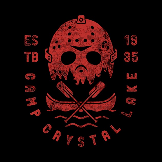 Camp Crystal lake RED by BWartwork