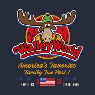 Walley World Moose 1983 Worn Dks T-Shirt