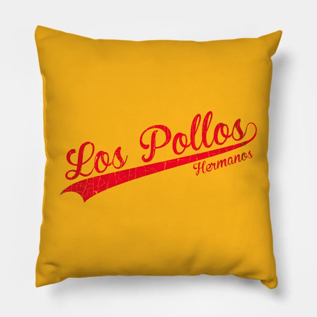 Baseball Style Los pollos Hermanos Pillow by Hat_ers