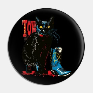 Cat Cowboy Expedition Meow Pin