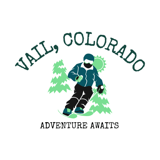 Vail, Colorado by Mountain Morning Graphics