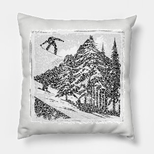Style of skiing on the slopes Pillow